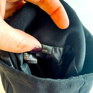 Brand New, Never Worn 6P Tahari black suit mini skirt